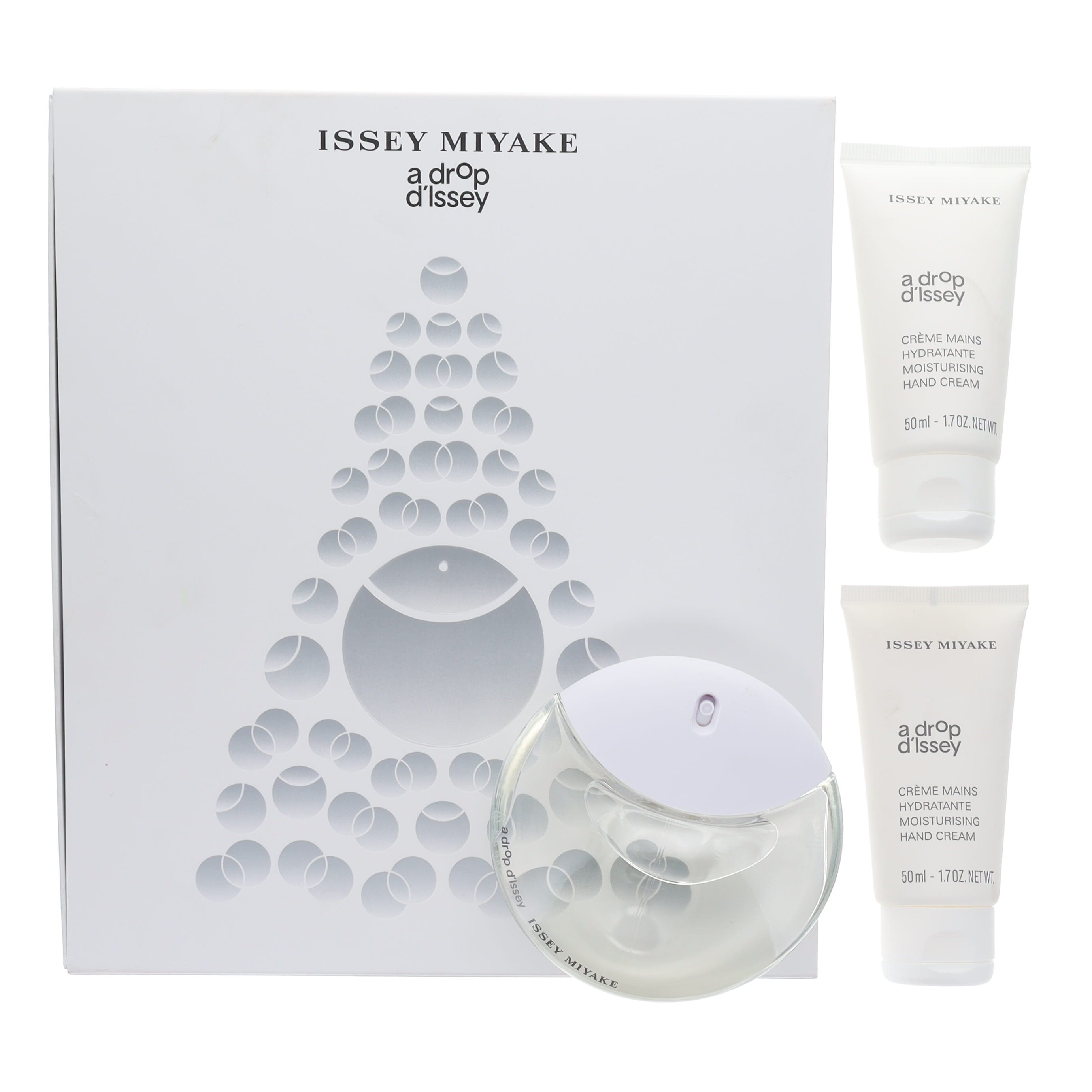 ISSEY MIYAKE A DROP D'ISSEY 50ML EDP, 2 X 50ML HAND CREAM GIFT SET